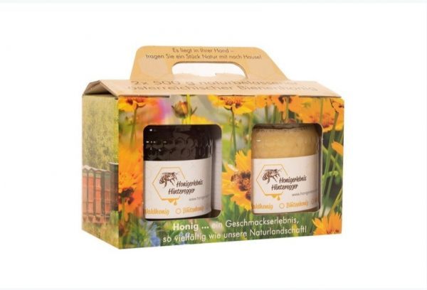 Geschenksbox / 2x Lieblingshonig (je 500g)