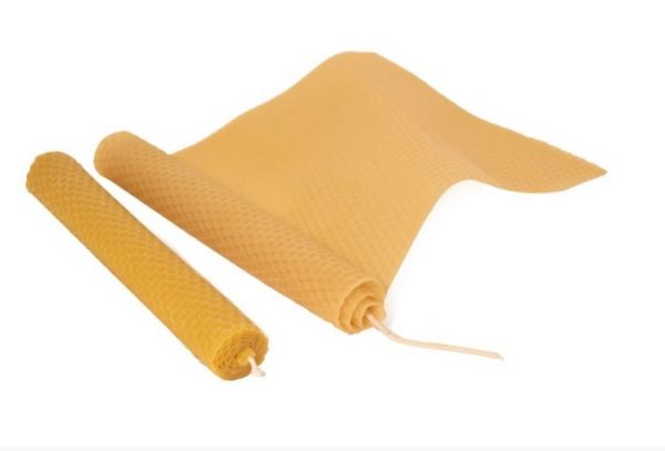 Bienenwachsplatten zum Selber Basteln ( mit Docht )13Stk. 13x40cm