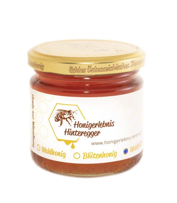 Waldblütenhonig Waldblütenhonig im Glas