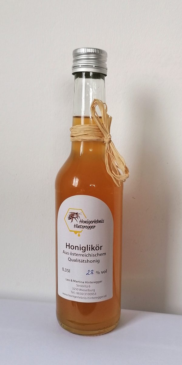 Honiglikör 0,35l  Alkoholgehalt 28%