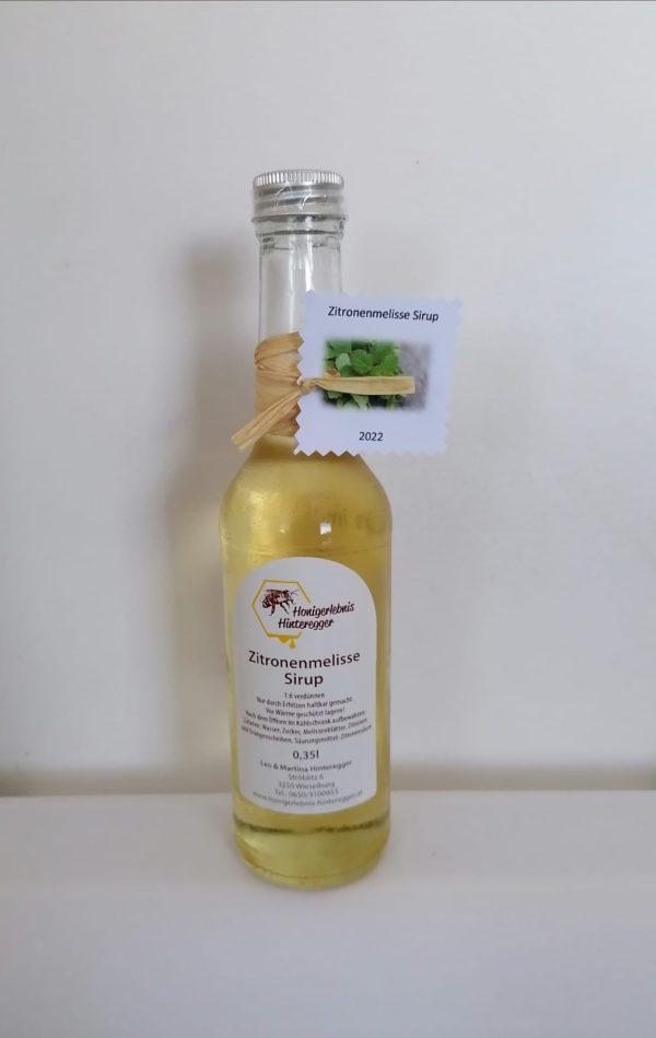 Zitronenmelisse-Sirup 0,35l