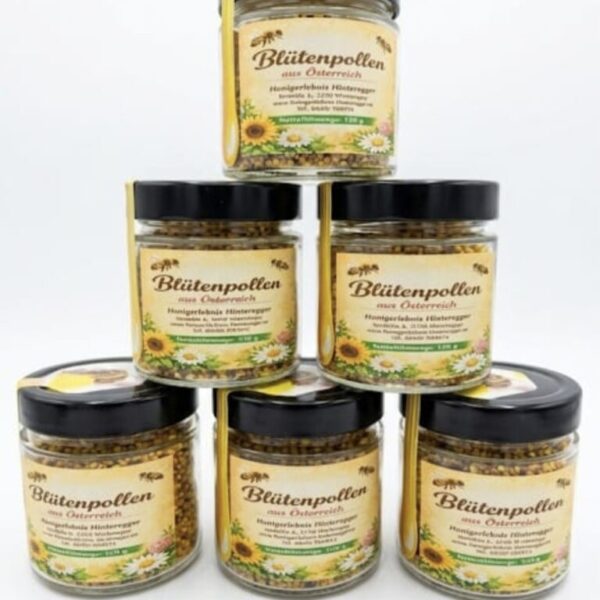 Blütenpollen von Glücklichen Bienen